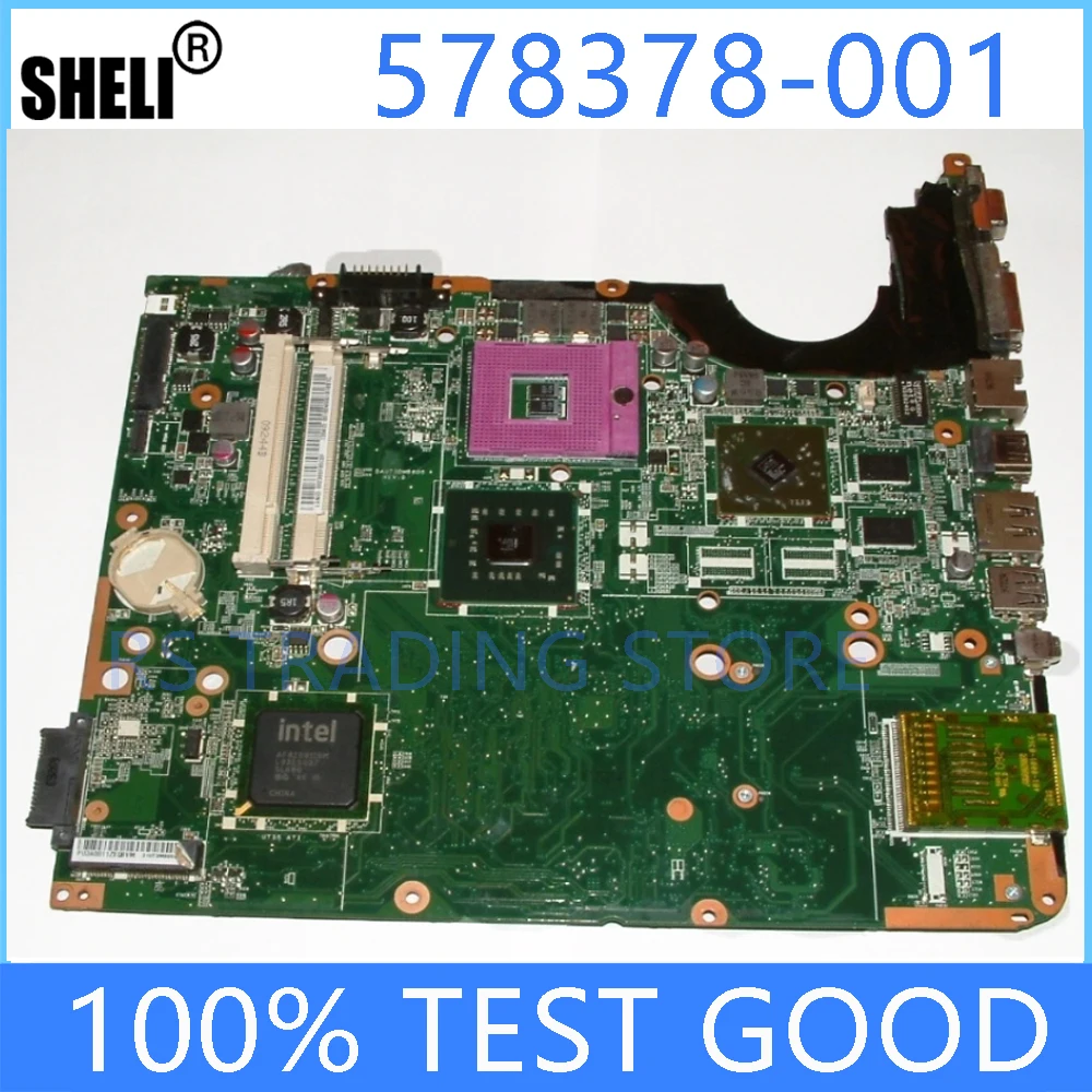 

578378-001 fit for HP DV6 DV6-1000 dv7 laptop motherboard DAUT3MB28C0 notebook pc mainboard 100% fully tested working