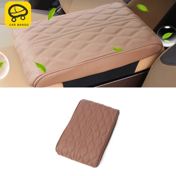 

CarMango for Lexus NX200 RX ES200 CT200h Car Care Armrest Box Protector Cover Leather Mat Heighten Cushion Interior Accessories