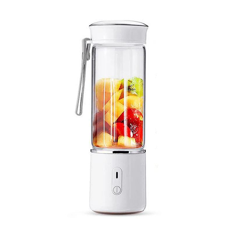 

New 500Ml Portable Juicer Electric Fruit Juicer Glass Smoothie Maker USB Rechargeable Blender Mixer for Home Travel
