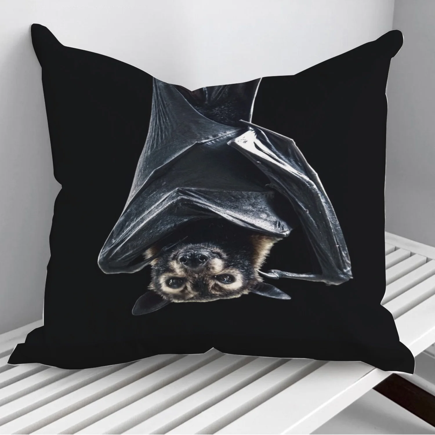 a wild bat poster cool Throw Pillows Cushion Cover On Sofa Home Decor 45*45cm 40*40cm Gift Pillowcase Cojines Dropshipping | Дом и сад