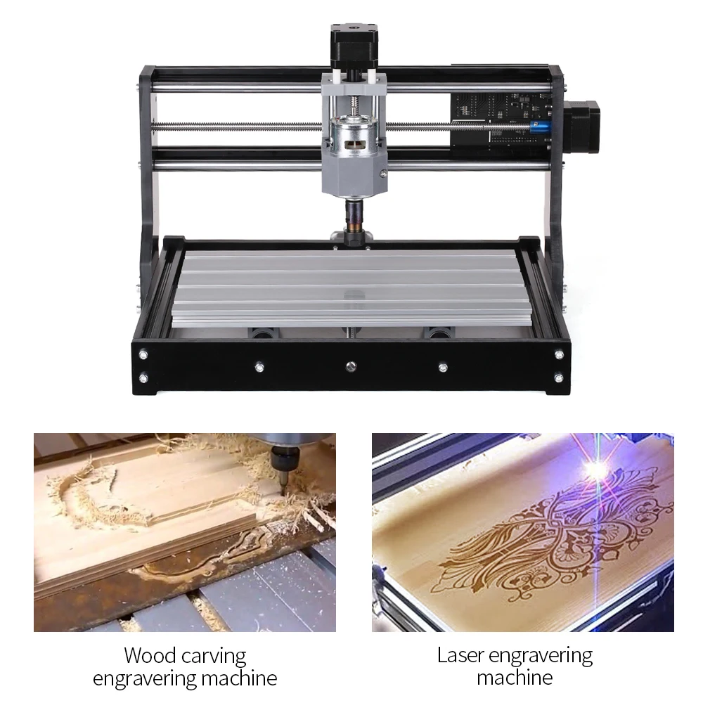 CNC3018 DIY ЧПУ набор Мини гравировальный станок GRBL управление 3 оси для PCB пластиковые