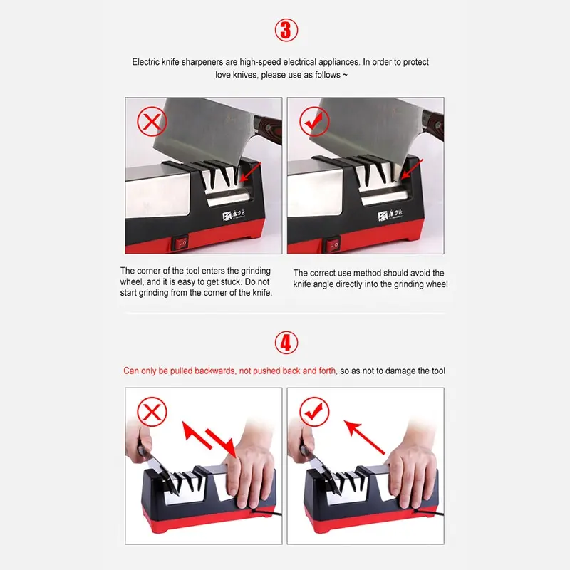 Multifunctional Electric Kitchen Knife Sharpener 110 250V Household Diamond Knife Kitchen Tools h2 1 Multifunctional Electric Kitchen Knife Sharpener 110 250V Household Diamond Knife Kitchen Tools h2 4