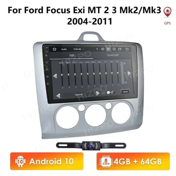 

Hizpo 4G 64G Stereo For Ford Focus 2 Mk 2 2004-2011 Car Radio Multimedia Video Player Navigation GPS Car 2 din Android 10 Player