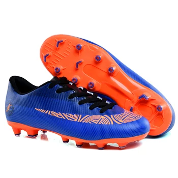 

Lion Scream Soccer Shoes Football Turf and Soft Groud Professional Suferfly Futsal Sock Cleats Training Sport Sneakers Children