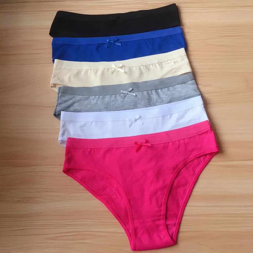 Трусики женские хлопковые с низкой посадкой 3 шт. | Женская одежда