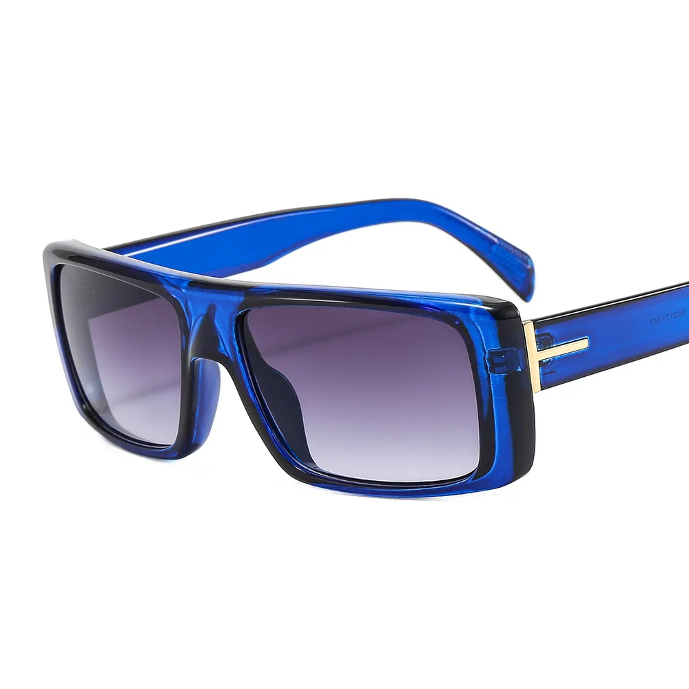New Fashion Rectangle Brand Design Sunglasses For Women Men Retro Ins Popular Square Sun Glasses Shades UV400 Wholesale 9