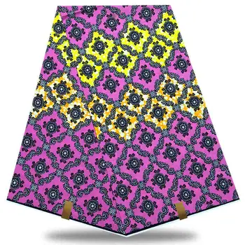 

Ankara Fabric High Quality Veritable Wax Print Fabric Printing 100% Cotton African Veritable Real African Wax For Dress TV874G