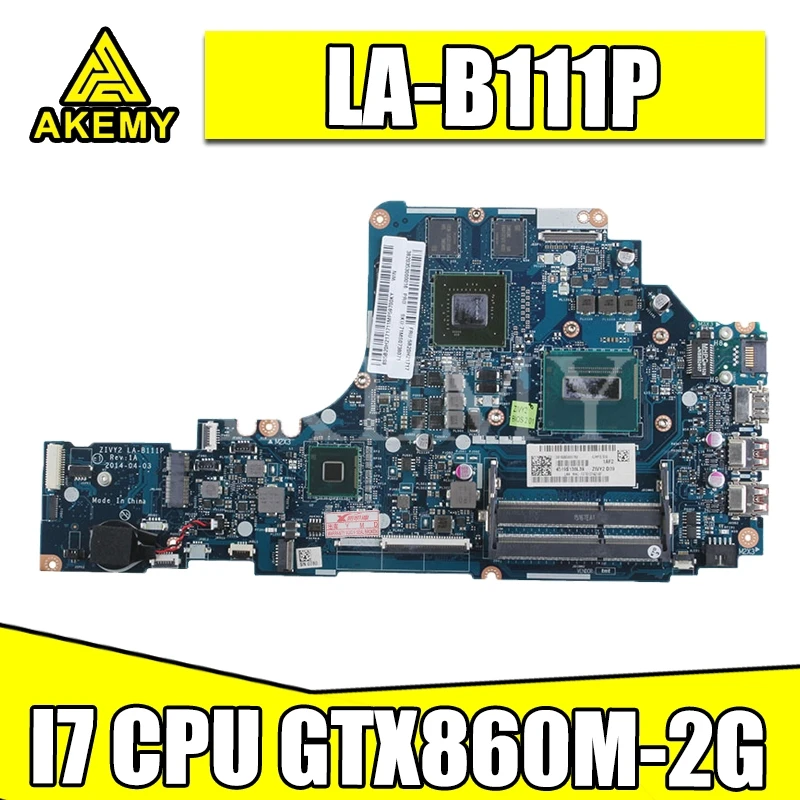 GT LA-B111P материнская плата для ноутбука For Lenovo Y70-70 Teste Материнская оригинальный