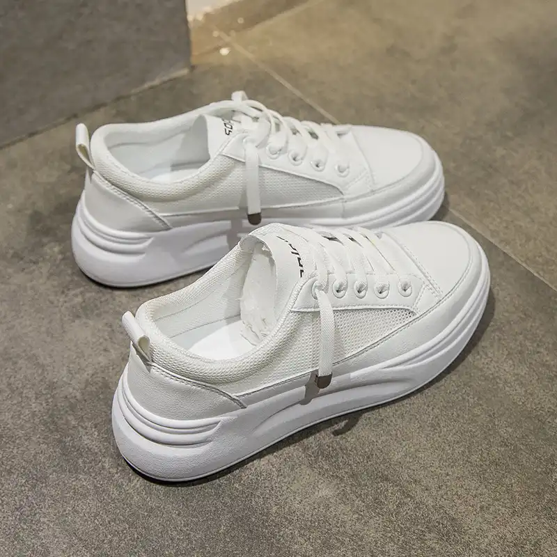 tenis blancos mujer con plataforma