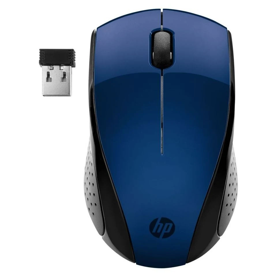 Мышь беспроводная HP 220 black/blue (7KX11AA) | Компьютеры и офис