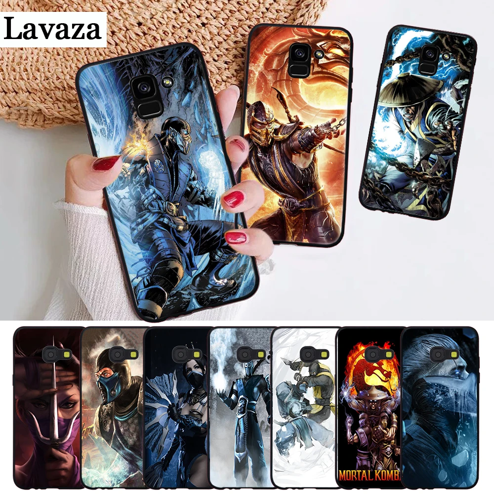 Силиконовый чехол Scorpion Sub Zero Mortal Kombat для Samsung J4 Core 2018 Plus J6 Prime J7 Duo J8 Note 8 9 10 |