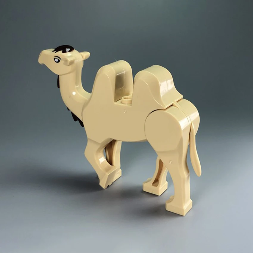 Single New MOC Figures Accessories Tool Animal Desert Camel Building Blocks Set Model Bricks DIY Toys for Children (6)