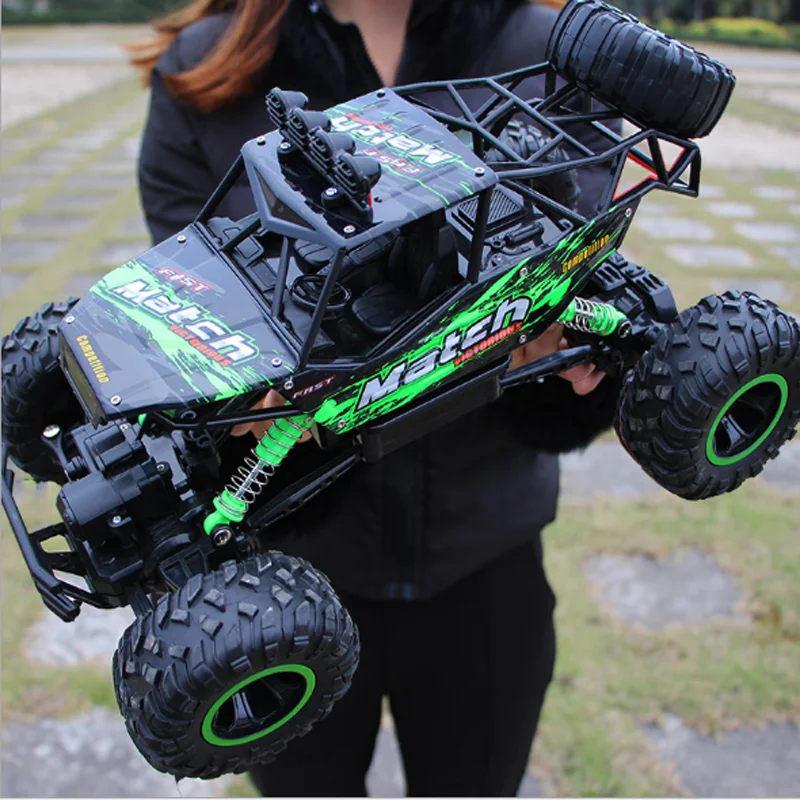 1:12 4WD RC автомобили обновленная версия 2,4G радиоуправляемые игрушечные машинки RC багги скоростные грузовики внедорожные Грузовики Игрушки для детей - Цвет: Зеленый