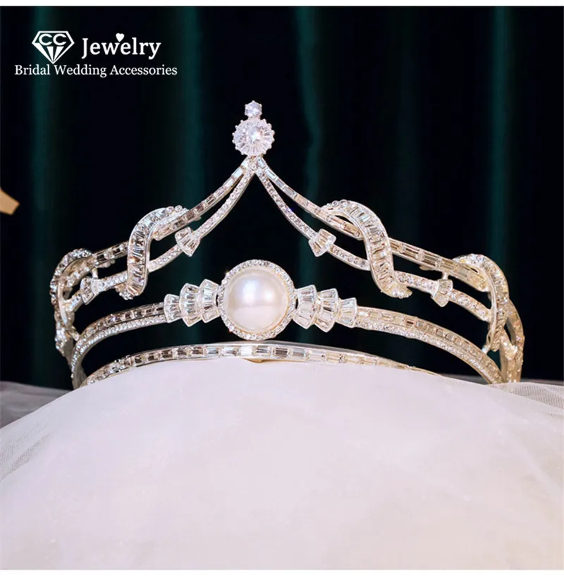 

Женский обруч для волос CC, диадемы и короны, свадебные аксессуары для волос, свадебные аксессуары для невесты, романтичные украшения для волос, подарок, FO01