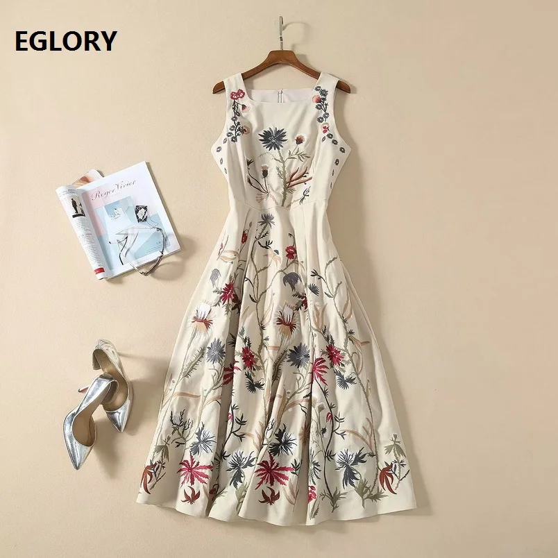 Платье без рукавов весна лето 2020 вечерние платья женский квадратный воротник