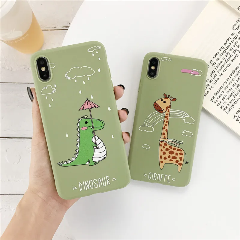 

ottwn Cute Panda Phone Cover For iPhone X XR XS Max 7 8 6 6S Plus Soft TPU Back Cover For iPhone 11 Case Funny Animal Style Case