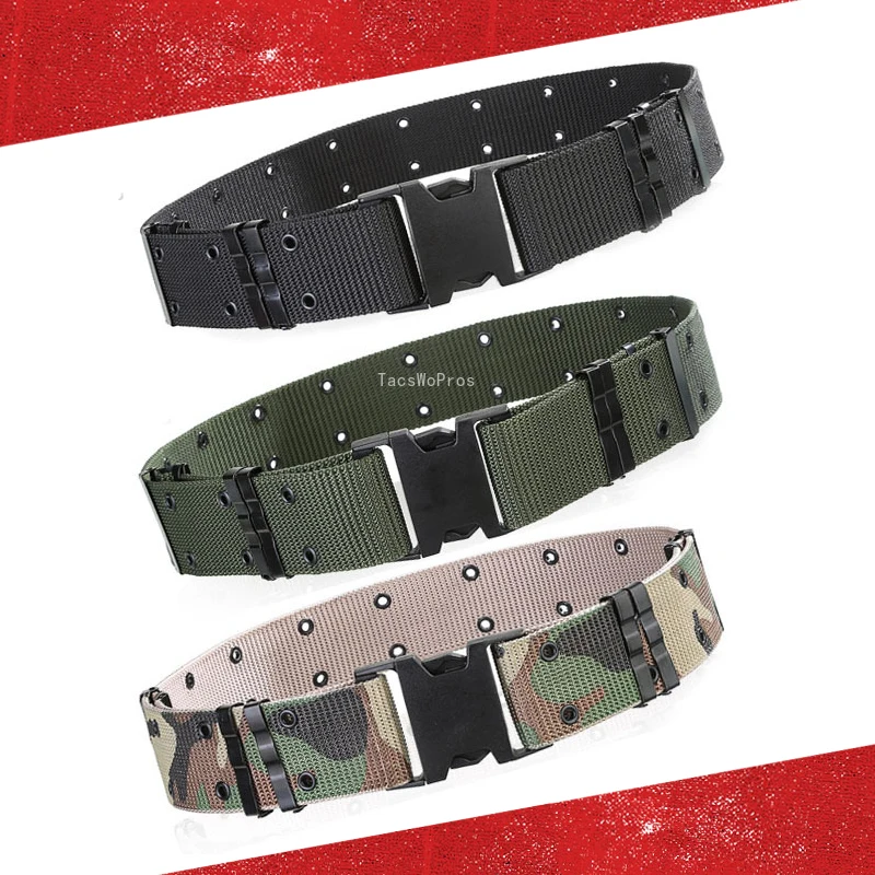 

5.5cm Military Training Waist Belt Durable Tactical Combat Sports Belt Outdoor Hiking Trekking Hunting Waistband