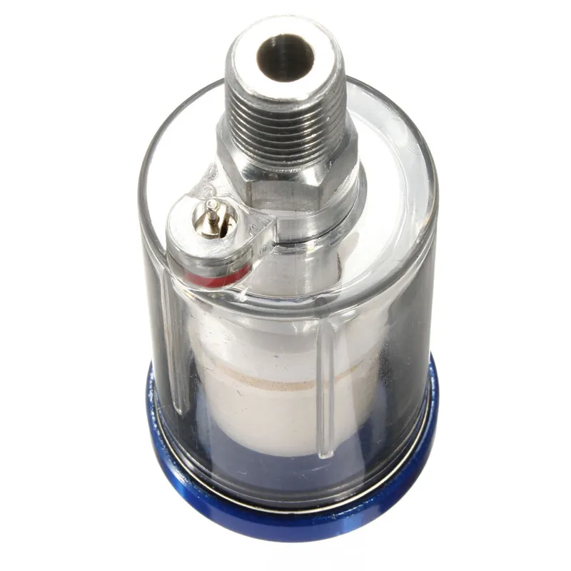 JimBon 1/" синий распылитель Pro Mini Air Line мини-фильтр водонагреватель прозрачный покраска влага инструмент для лакокрасочных инструментов запчасти