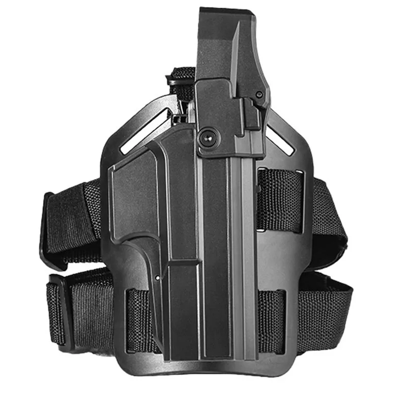 Tactical Right Leg Thigh Paddle Belt Drop Gun Pistol Holster for Glock G17 19 22 
