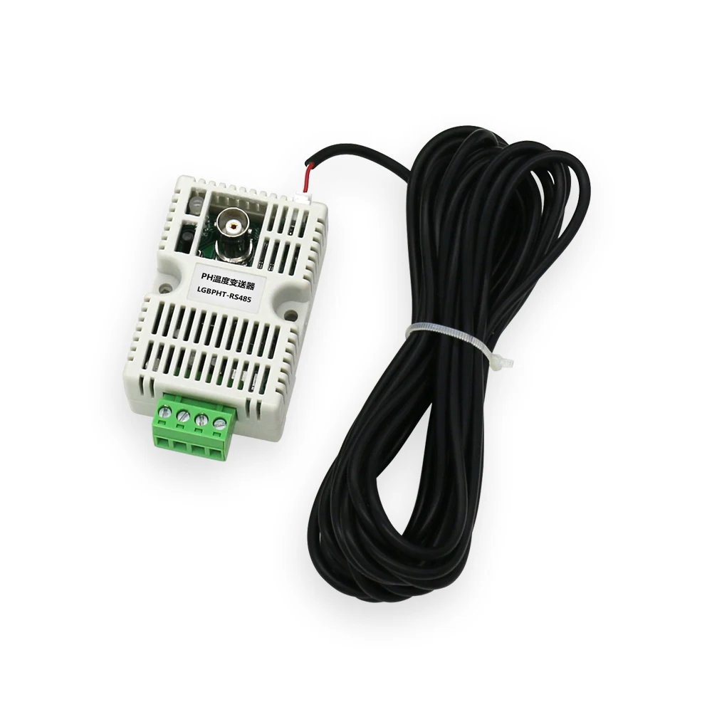 

PH Value Temperature Transmitter Water Quality Monitoring 485 Analog Acquisition Electrode PH Detection Sensor Module