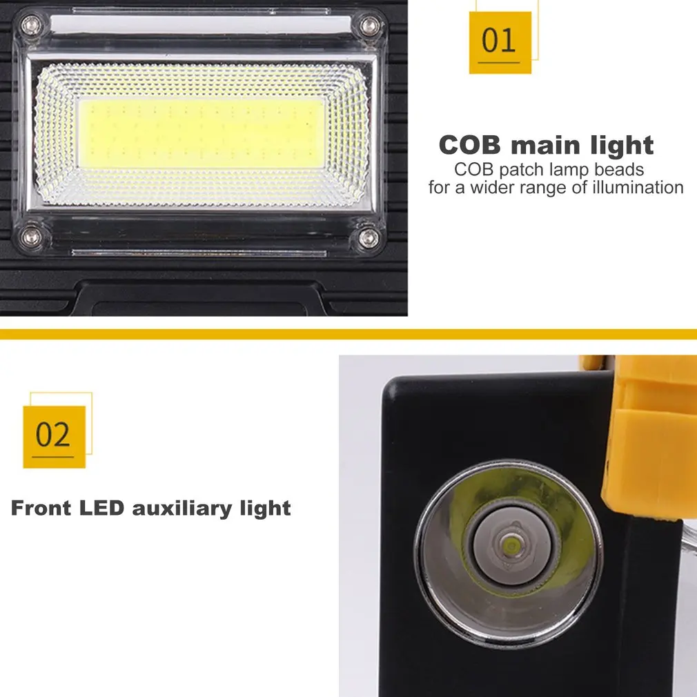 LED Portable Spotlight LED Work Light Rechargeable 18650 Battery For Hunting Camping LED Flashlight Outdoor Light LL-811