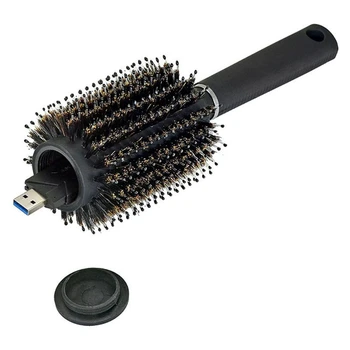 

Hair Brush Diversion Safe Stash Can Diversion Can Secret Container Stash Safe Box Safe with a Food Grade Smell Proof Bag