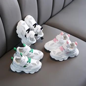 

shoes детские кроссовки обувь zapatillas tenis Breathable White Sneakers Toddler Autumn Casual Female 1-5 Years Old 3 Boys