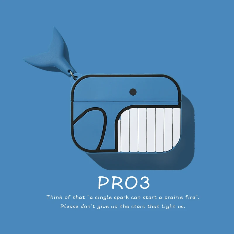 3D чехол для наушников s для Airpods Pro Чехол милый силиконовый мультяшный чехол для Apple Airpods 3 защитный Забавный чехол с брелоком