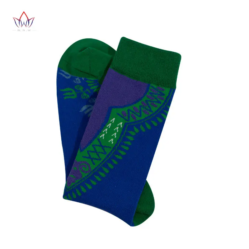 Африканские носки для женщин креативные полосатые дышащие впитывающие пот дезодоранты 3 пара/лот хлопковые носки средней длины WYB468