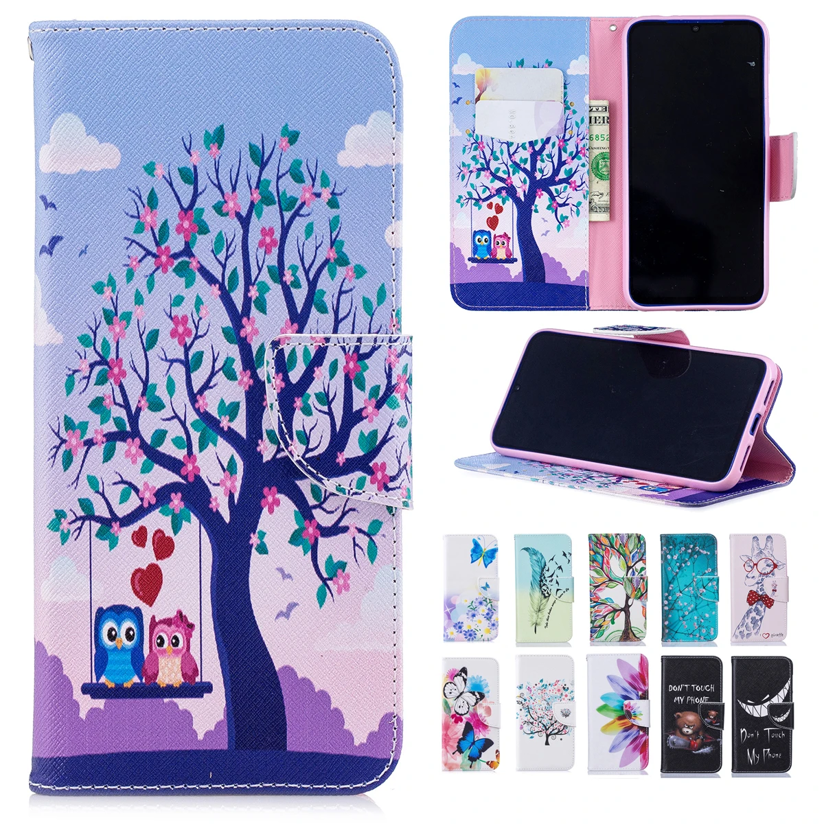 J4 J6 A6 A8 A7 2018 флип-кейс для samsung Galaxy S10 + S9 S10e S8 плюс A40 M30 A10s A20s A30s Чехол-портмоне с