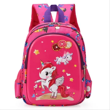 

Kindergarten Schoolbag Boys&Girls Children Unicorn Backpack Cute Cartoon Mochila 2-5 Years Kids pink Travel Backpack