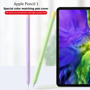 

For Apple Pencil 1 Protective Case Pen Point Stylus Penpoint Cover Soft Silicone Protector Case For Apple Pencil 1 Case and Cap