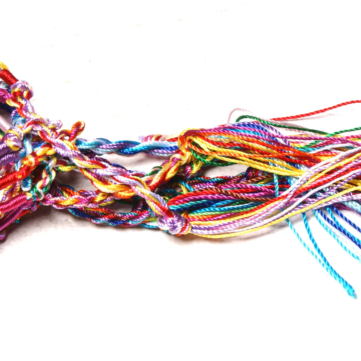 10 шт. цветной Тканый Плетеный браслет дружбы ручная работа бразильская струна хлопок шнур хиппи серфинга для мужчин и женщин ювелирные изделия подарок