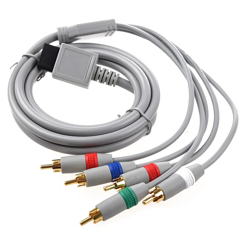 RCA компонент YPbPr Аудио Видео AV кабель 1 7 м для Nintendo Wii | Электроника