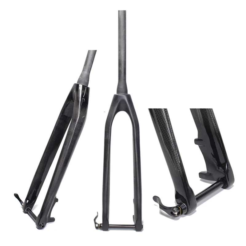 

MTB FORK26 / 27.529er Mtb Fork Full Carbon Fork Bikes Rigid Mountain Bikes ForkTapered Passing Axle 15mm Fork Fork Bicycle 1-1/8