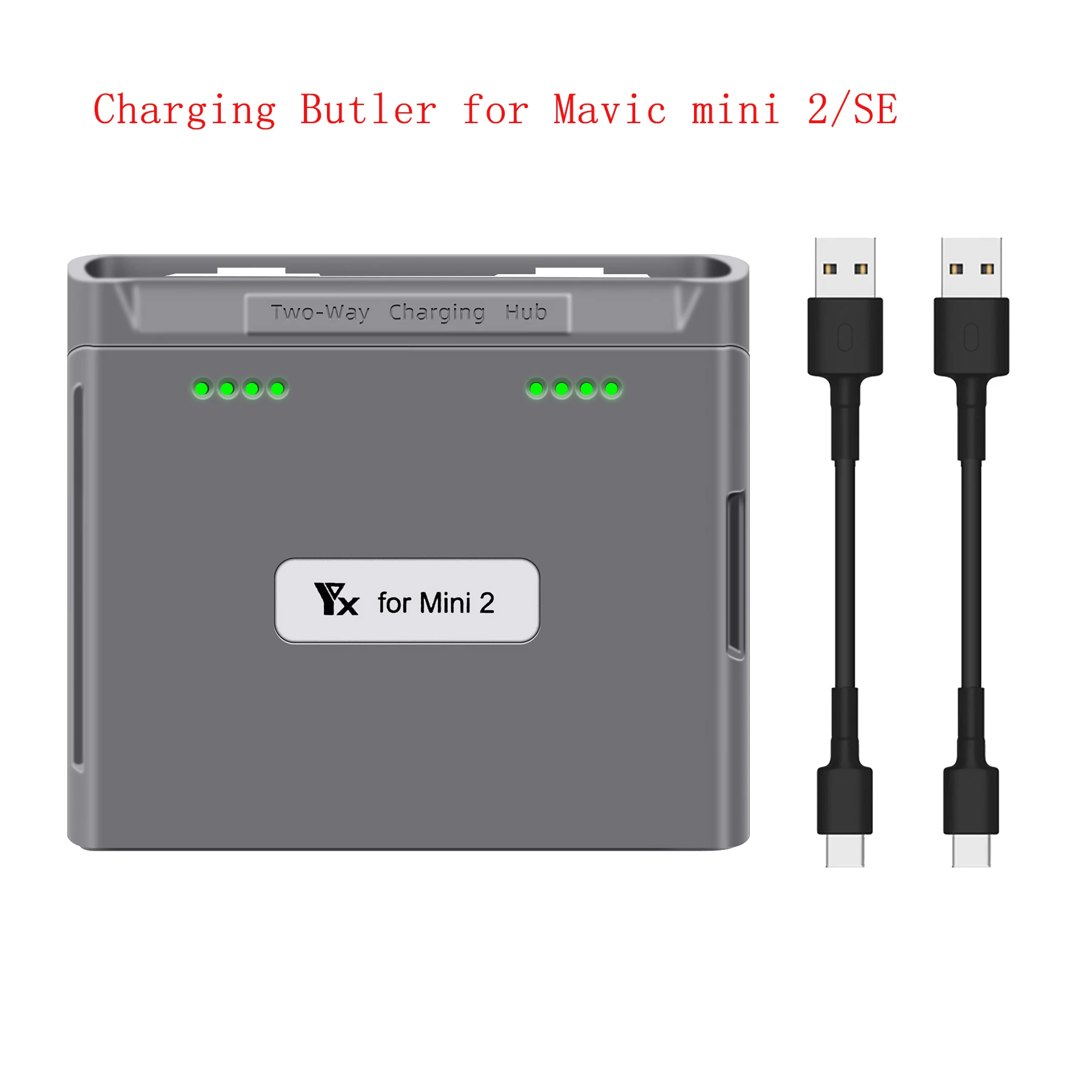 Battery Charger Two Way Hub Intelligent Charging for DJI Mini 2/Mini SE Drone