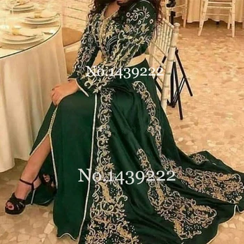 dark green special occasion dress