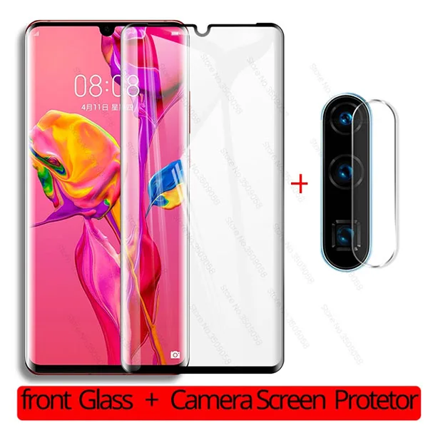 2-in-1 Glass 2-в-1 Камера защитное устройство для объектива для huawei P30 Pro закаленное Стекло Экран протектор для huawei P 30 Pro Lite светильник P30Pro P30Lite - Цвет: 2-in-1 Glass