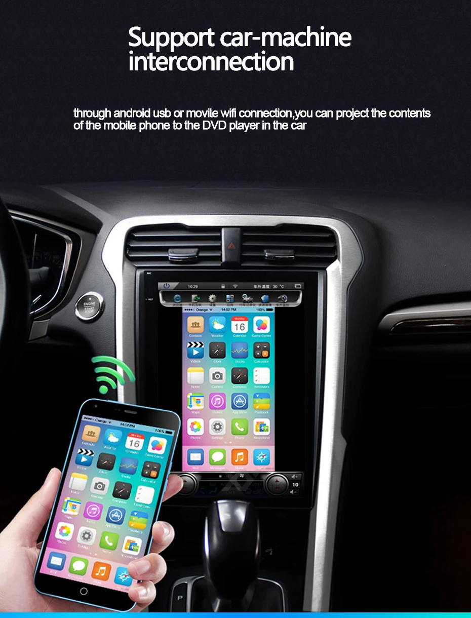 Автомобильный мультимедийный GPS навигатор 64 ГБ экран Tesla для Hyundai Accent Solaris Verna Audio