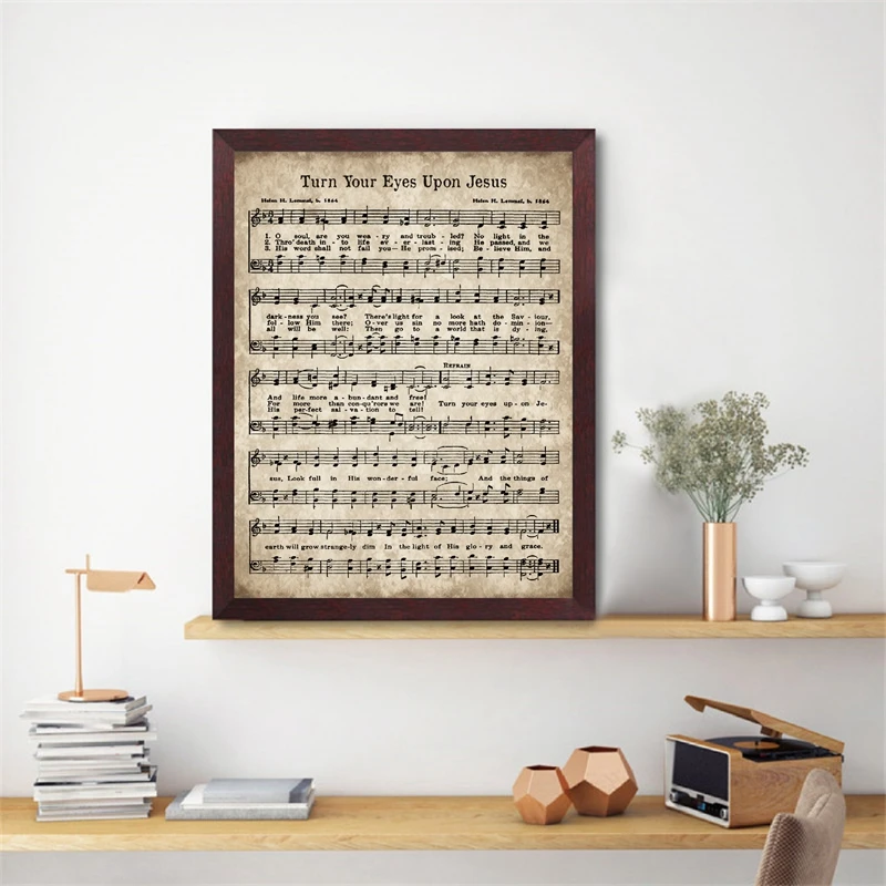 Antique-Hymn-Prints-Turn-Your-Eyes-Upon-Jesus-Vintage-Sheet-Music-Poster-Church-Wall-Art-Picture (1)