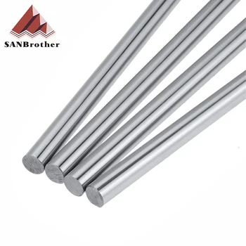 

2pcs 6mm 8mm 10mm 12mm 16mm 8 400mm linear shaft 3d printer parts 8mm 400mm Cylinder Chrome Plated Liner Rods axis