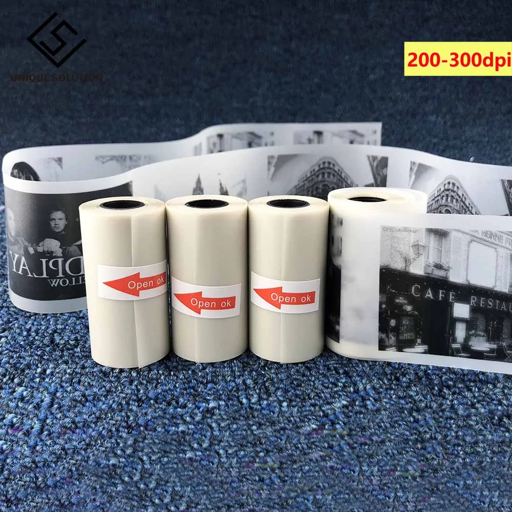 

New for MEMOBIRD PAPERANG Film Printing Paper Photo Paper 57*30 Super clear thermal paper Without Bisphenol A