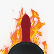 Силиконовый держатель с горячей ручкой, нескользящая прихватка для кастрюли, железная сковорода, крышка для кухонной сковороды 2019ing