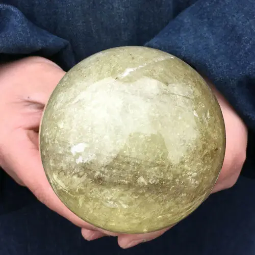 1.69LB натуральный цитриновый кристалл СФЕРА ХРУСТАЛЬНЫЙ ШАР 81 мм
