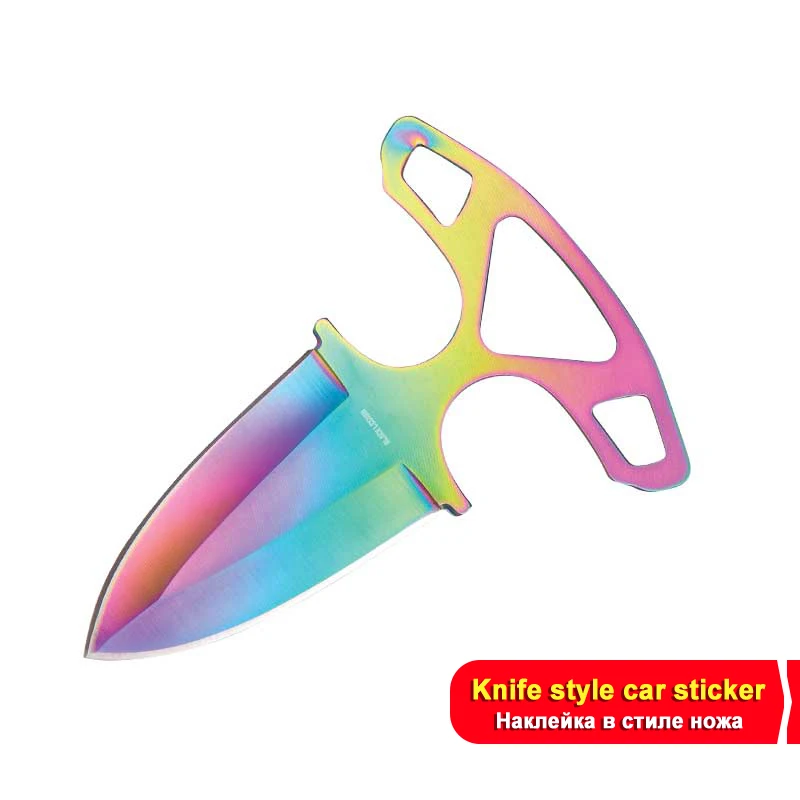 17cm Car Stickers for CSGO Knife Skin Graphics Waterproof Decals