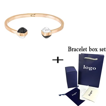 

SWA Fashion New GLANCE Bracelet Shiny Crystal Elegant Lady Jewelry Gift for Mom and Girlfriend Best Romantic Holiday Gift