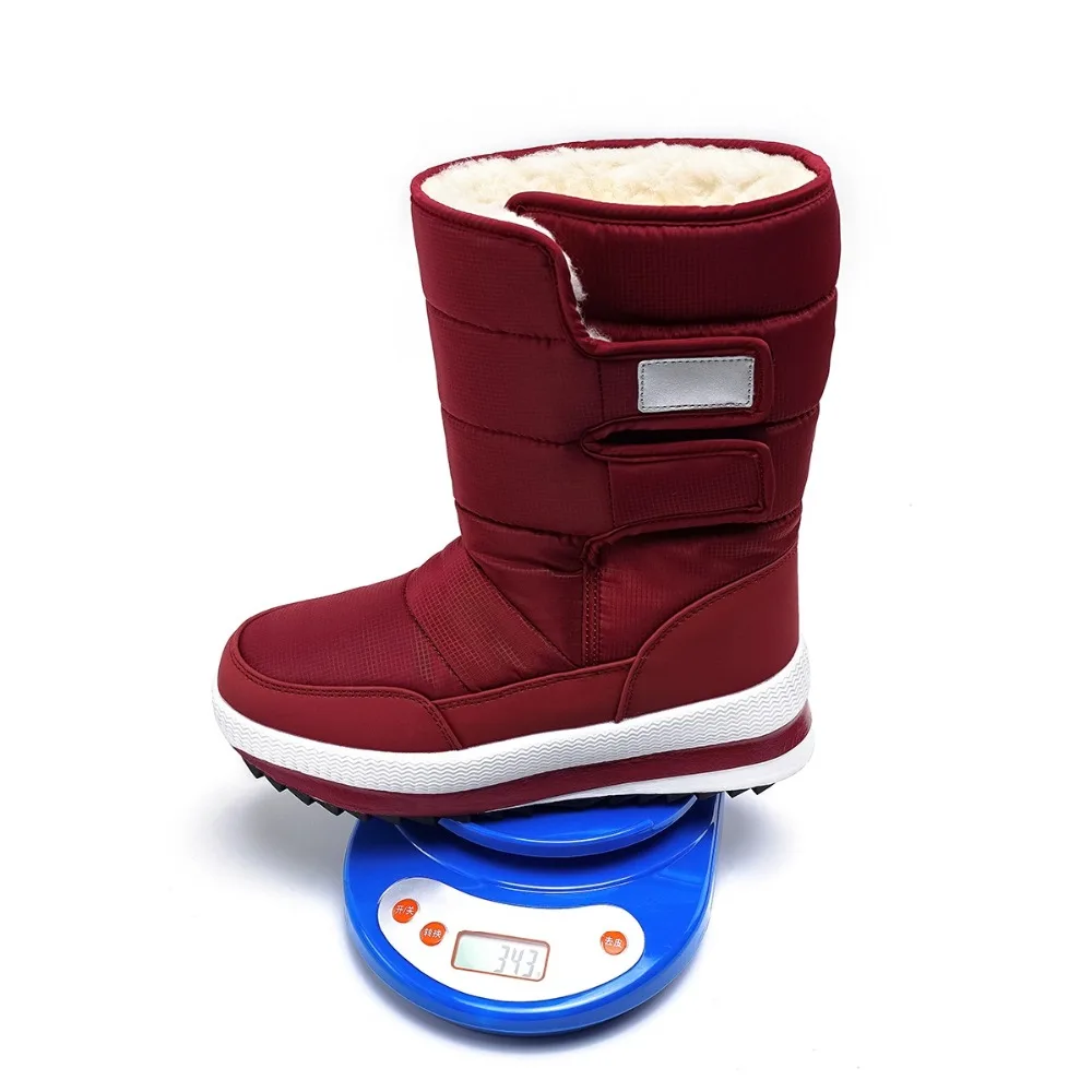 sapatos plataforma senhoras algodão botas de inverno à prova dwaterproof água