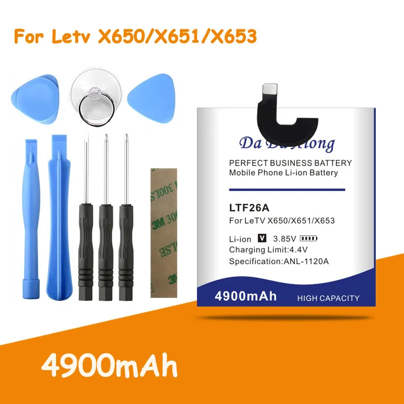 LTF26A 4900 мАч батарея для LeTV LeEco Le Pro 3 LTF26A AI X650 5,5 дюймов X650 X651 X653 X656 X658 X659+ Бесплатные инструменты