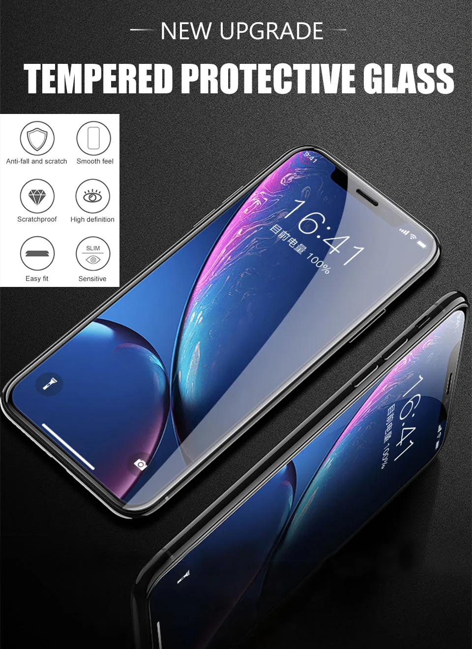 20D полное покрытие закаленное стекло для iPhone 11 Pro MAX Защита экрана для iPhone X XR XS 6 6s 7 8 Plus 11 Pro MAX стеклянная пленка