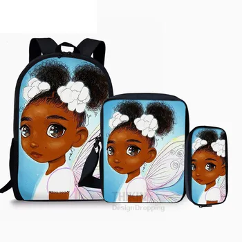 

Black Art African Boy Print Backpack Children School Bags Baby Toddler Backpack Kid Kindergarten Bag Boys Girls Pen Bag
